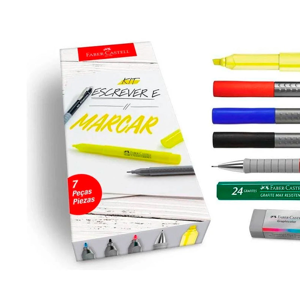 Kit Escrita Completa - Faber-Castell - 7 Itens