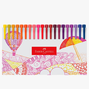 Caneta Fine Pen Colors - Faber-Castell - Estojo com 60 cores