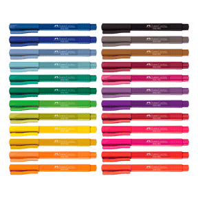 Caneta Fineliner - Faber-Castell - Fine Pen Colors 24 Cores