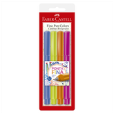 Caneta Fineliner - Faber-Castell - 4 Cores - Tons Quentes