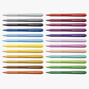 Canetinha Vai e Vem - Faber-Castell - 24 Cores