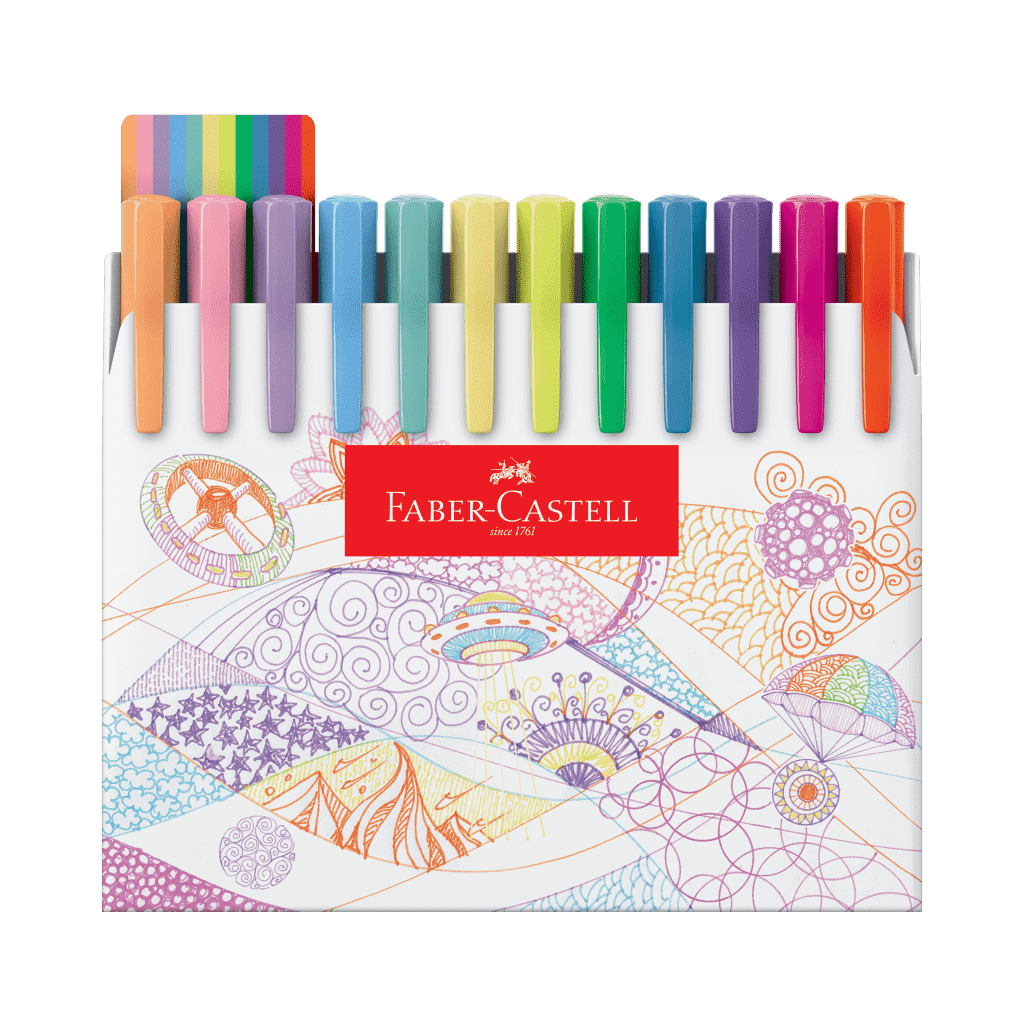 Caneta Fineliner - Faber-Castell - Fine Pen Colors 48 Cores