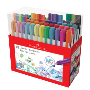 Caneta Fineliner - Faber-Castell - Fine Pen Colors 48 Cores