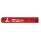 Grafites 0.7mm B Macia - Faber-Castell - 1 Tubo com 24 unidades - Polymer