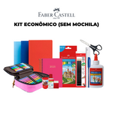 Kit CUSTO BENEFÍCIO (sem mochila) - Material Escolar Feminino