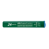 Grafites 0.7mm B - Faber-Castell - 1 Tubo com 24 unidades - Polymer