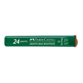 Grafites 0.5mm B - Faber-Castell - 1 Tubo com 24 unidades - Polymer